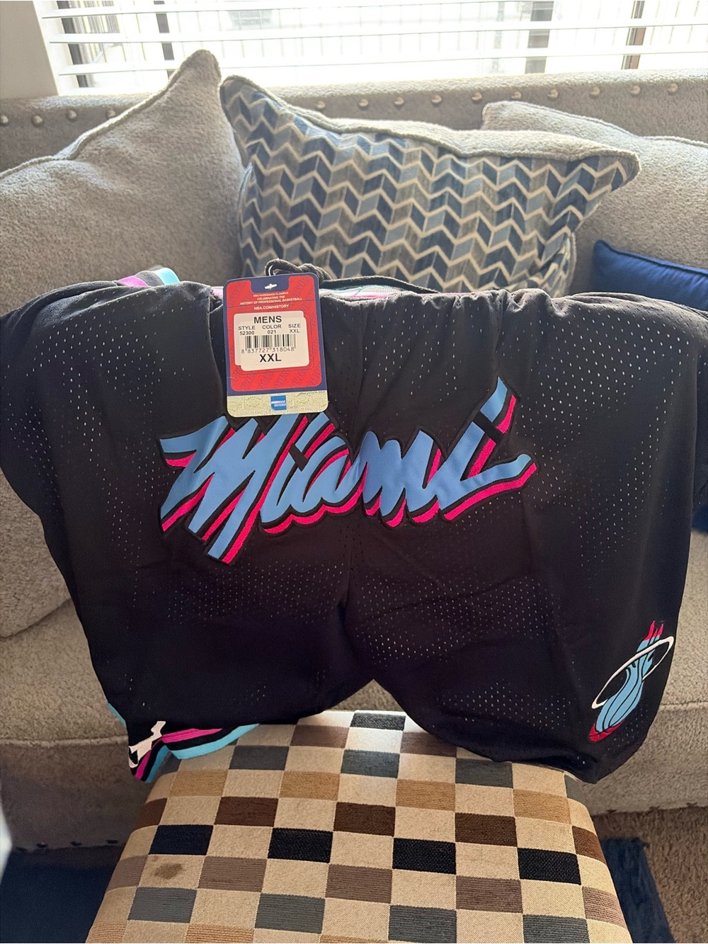 Miami Heat Black Basketball Shorts